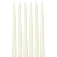 Trend Candles Dinerkaarsen - 6x - ivoorwit - 13 branduren - 30 cm