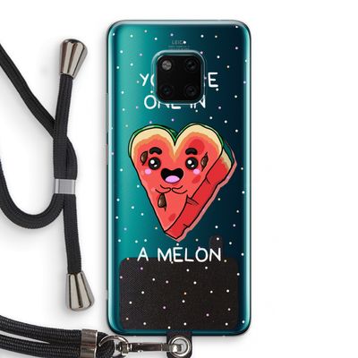 One In A Melon: Huawei Mate 20 Pro Transparant Hoesje met koord