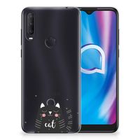 Alcatel 1S (2020) Telefoonhoesje met Naam Cat Good Day