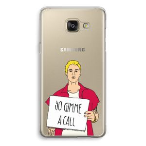 Gimme a call: Samsung Galaxy A5 (2016) Transparant Hoesje