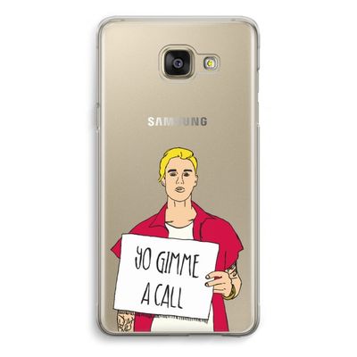 Gimme a call: Samsung Galaxy A5 (2016) Transparant Hoesje