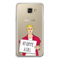 Gimme a call: Samsung Galaxy A5 (2016) Transparant Hoesje