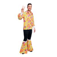 60&apos;s Flower Power Shirt Heren
