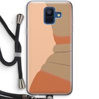 Bikini: Samsung Galaxy A6 (2018) Transparant Hoesje met koord