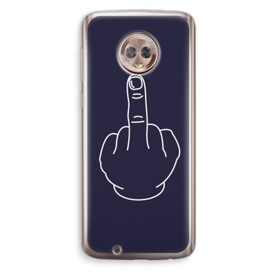 F**k U: Motorola Moto G6 Transparant Hoesje