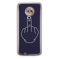 F**k U: Motorola Moto G6 Transparant Hoesje