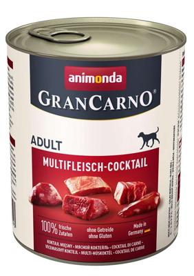 animonda GranCarno multi meat cocktail Rundvlees, Kip, Wild, Hart, Turkije Volwassen 800 g