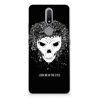 Silicone Back Case Nokia 2.4 Skull Hair Silicone Back Case Nokia 2.4 Skull Hair