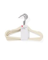 HEMA Kledinghanger klein velours wit - 6 stuks
