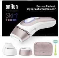 Pulserend licht epilator - BRAUN - IPL PL7253 - 240 V - 400.000 flitsen - Roségoud / Wit