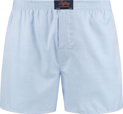 Liefling Boxershort Blauw Herringbone Loose