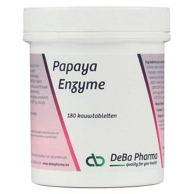 DebaPharma Papaya Enzyme 180 Kauwtabletten