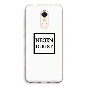 Negenduust vierkant: Xiaomi Redmi 5 Transparant Hoesje