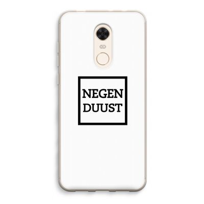 Negenduust vierkant: Xiaomi Redmi 5 Transparant Hoesje