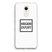 Negenduust vierkant: Xiaomi Redmi 5 Transparant Hoesje