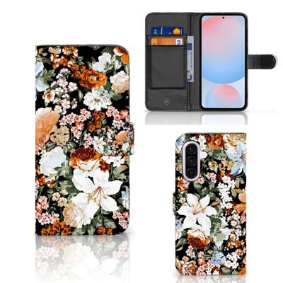 Hoesje voor Samsung Galaxy A56 Dark Flowers