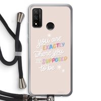 Right Place: Huawei P Smart (2020) Transparant Hoesje met koord
