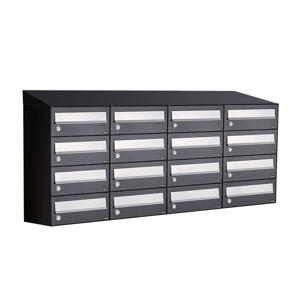 Allux Hive Set 4-Breed, 4-Hoog Met Dak Zwart - 40030070_4x4d