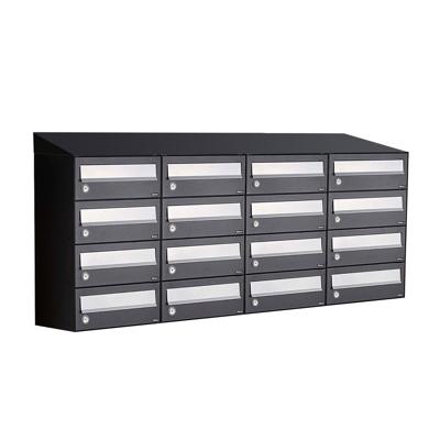 Allux Hive Set 4-Breed, 4-Hoog Met Dak Zwart - 40030070_4x4d