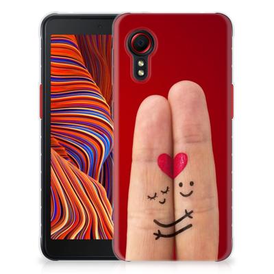 Samsung Galaxy Xcover 5 | Sillicone Back Cover | Liefde - Origineel Romantisch Cadeau