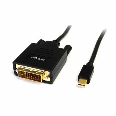 Mini DisplayPort naar DVI-Adapter Startech MDP2DVIMM6 (1,8 m) Zwart 1.8 m