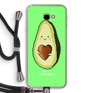 Avocuddle: Samsung Galaxy J4 Plus Transparant Hoesje met koord