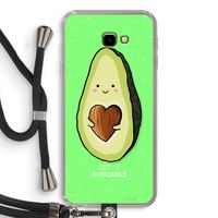 Avocuddle: Samsung Galaxy J4 Plus Transparant Hoesje met koord