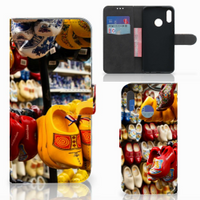 Huawei P Smart 2019 Flip Cover Klompen - thumbnail