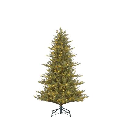 Kunstkerstboom Meran groen H185 x dia. 127 cm met 264 LED warm wit - Black box
