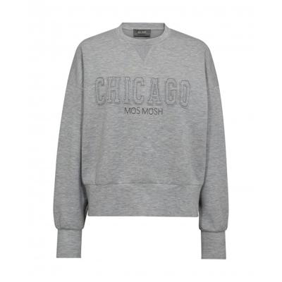 Mos Mosh - Grijs | Dames | Trui | Grijs | M | regular | Kamst mode