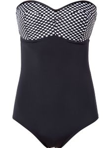 Amir Slama bandeau swimsuit - Noir