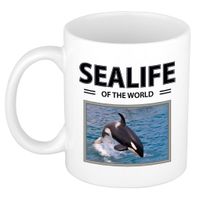 Foto mok Orka beker - sealife of the world cadeau zwaardwalvis liefhebber