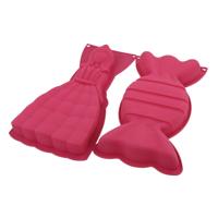 Basic Silicone bakvorm snoep/princes 17x3x32 cm roze