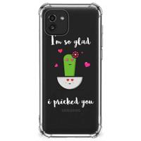 Samsung Galaxy A03 Stevig | Bumper Hoesje | Cactus Glad