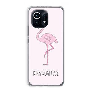 Pink positive: Xiaomi Mi 11 Transparant Hoesje