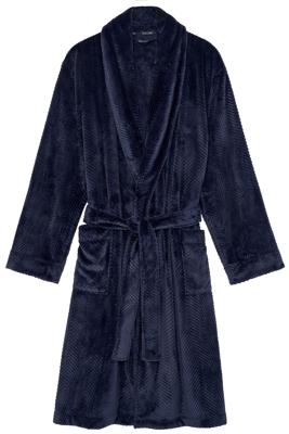 Hom Badjas Everest blauw velours