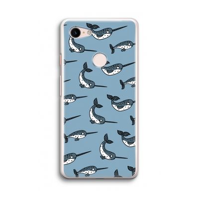 Narwhal: Google Pixel 3 Transparant Hoesje