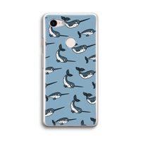 Narwhal: Google Pixel 3 Transparant Hoesje