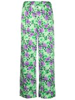 P.A.R.O.S.H. pantalon Pantalone à fleurs - Violet