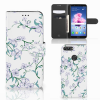 Huawei P Smart Uniek Hoesje Blossom White - thumbnail