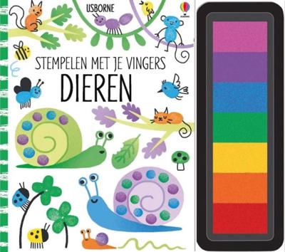 Stempelen met je vingers - Dieren (Hardback)