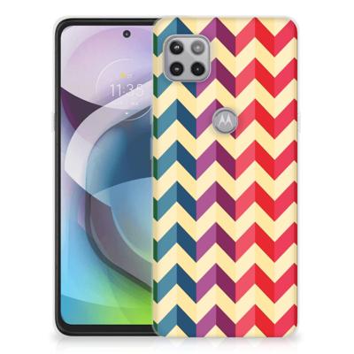 Motorola Moto G 5G | TPU bumper | Zigzag Multi Color Motorola Moto G 5G | TPU bumper | Zigzag Multi Color