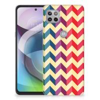 Motorola Moto G 5G | TPU bumper | Zigzag Multi Color