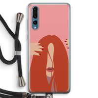 Woke up like this: Huawei P20 Pro Transparant Hoesje met koord