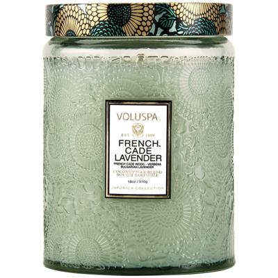 Voluspa Japonica Collection French Cade Lavender Large Jar Candle 510gr