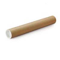 Poster koker van karton - 670 x 70 mm - Bruin - Verzendkokers - Voor A1 formaat papier