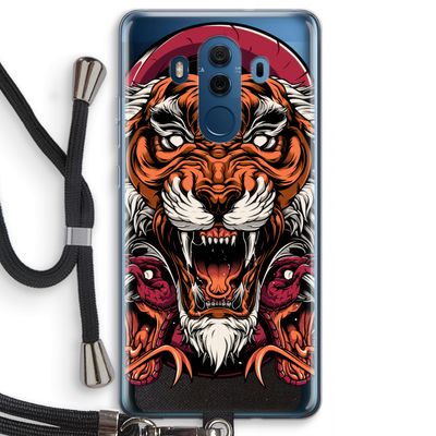 Tiger and Rattlesnakes: Huawei Mate 10 Pro Transparant Hoesje met koord