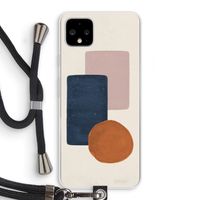 Geo #3: Pixel 4 XL Transparant Hoesje met koord