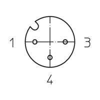 Lutronic 1137 Sensor/actuator connector, geassembleerd M12 Aantal polen: 3 Koppeling, haaks 2.00 m 1 stuk(s) - thumbnail