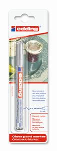 Viltstift edding 780 lakmarker rond zilver 0.8mm blister